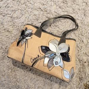 Limited Edition Straw Coach Purse